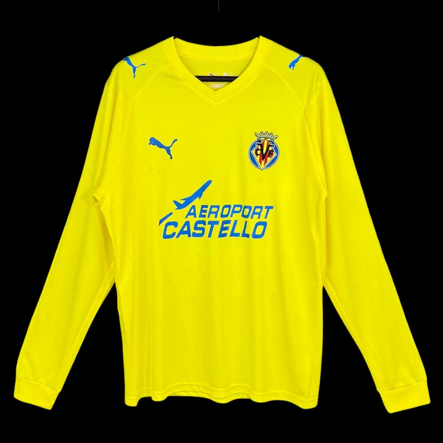 Villarreal Maillot Manches Longues Domicile Rétro 08/09