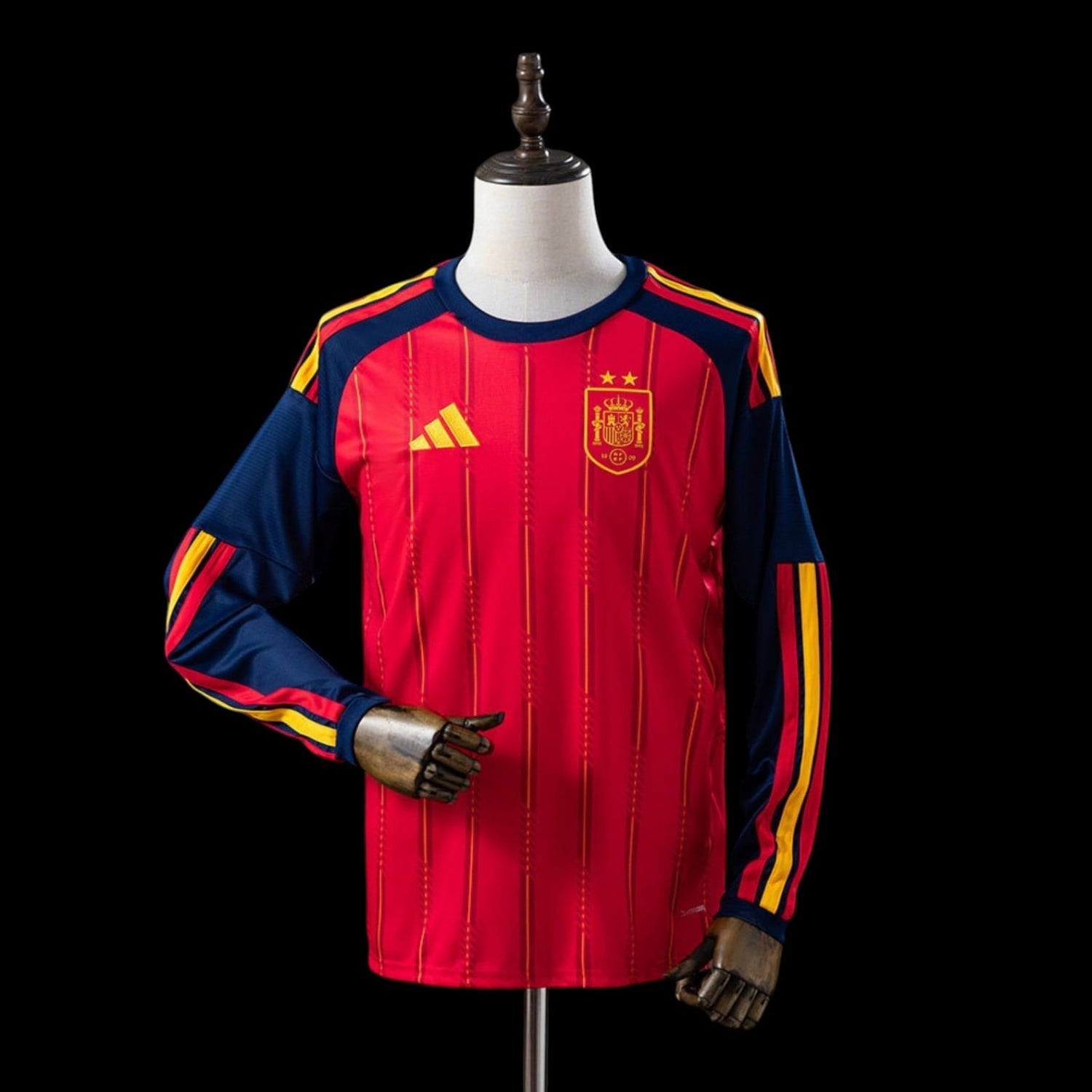 Espagne Maillot Manches Longues 2 Étoile ⭐⭐ Domicile 26/27