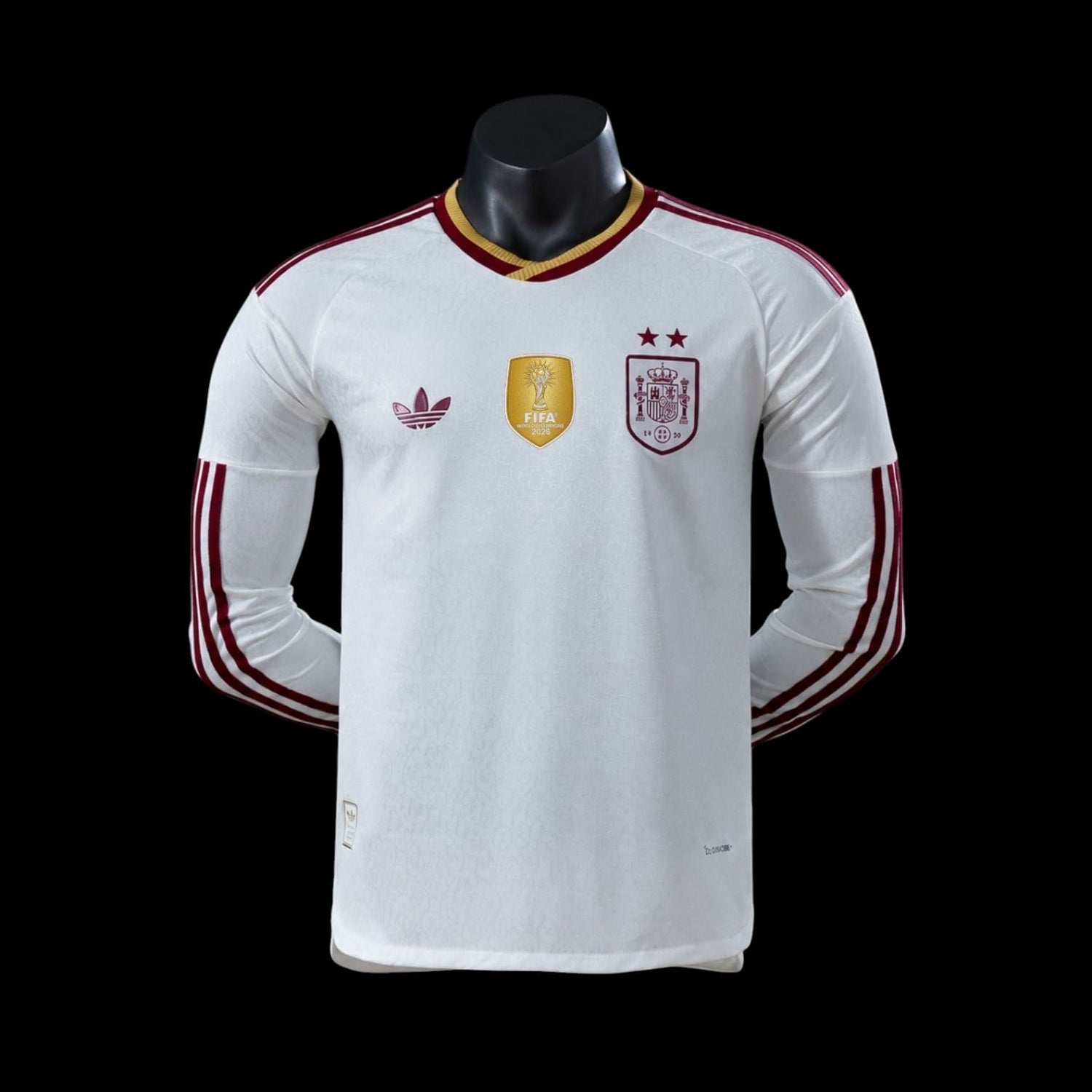 Espagne Maillot Manches Longues 2 Étoile ⭐⭐ Extérieur 26/27- Version Player