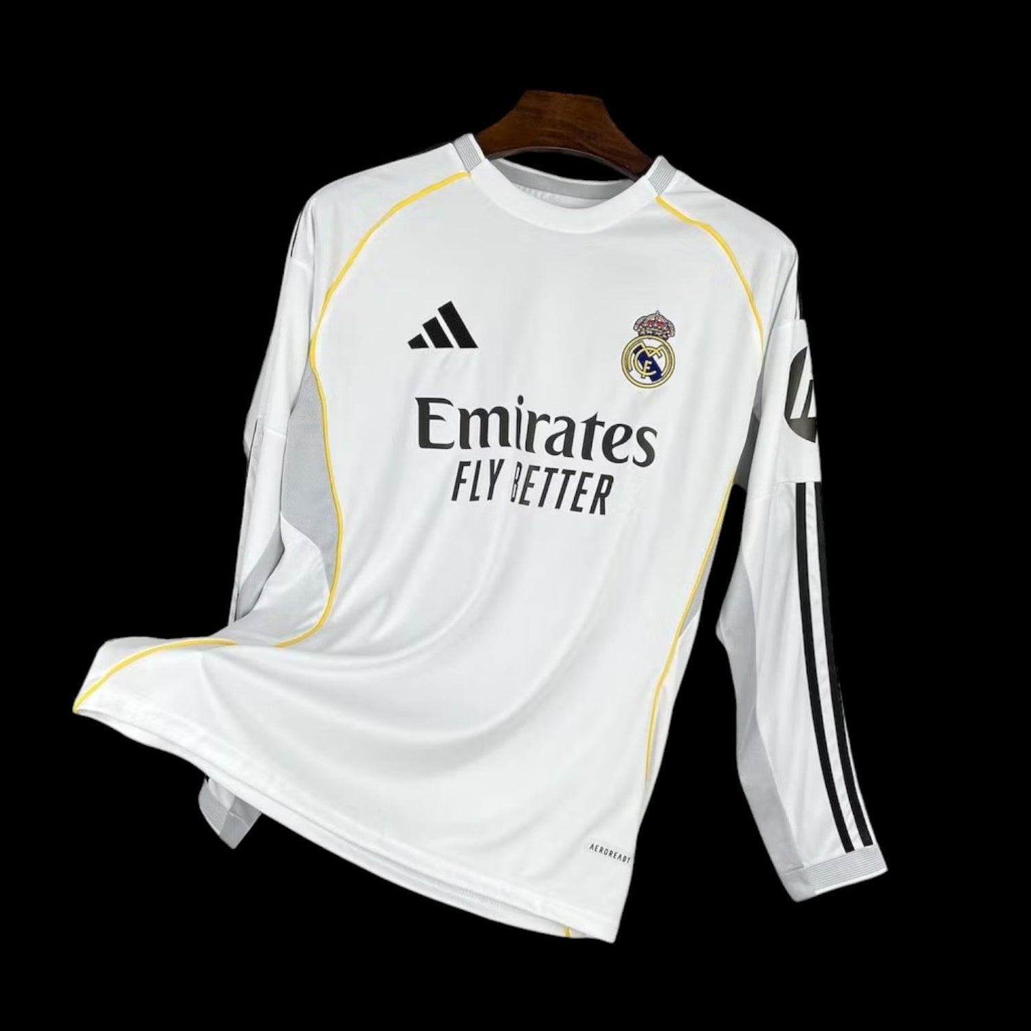 R.Madrid Maillot Domicile 25/26 - Manches Longues