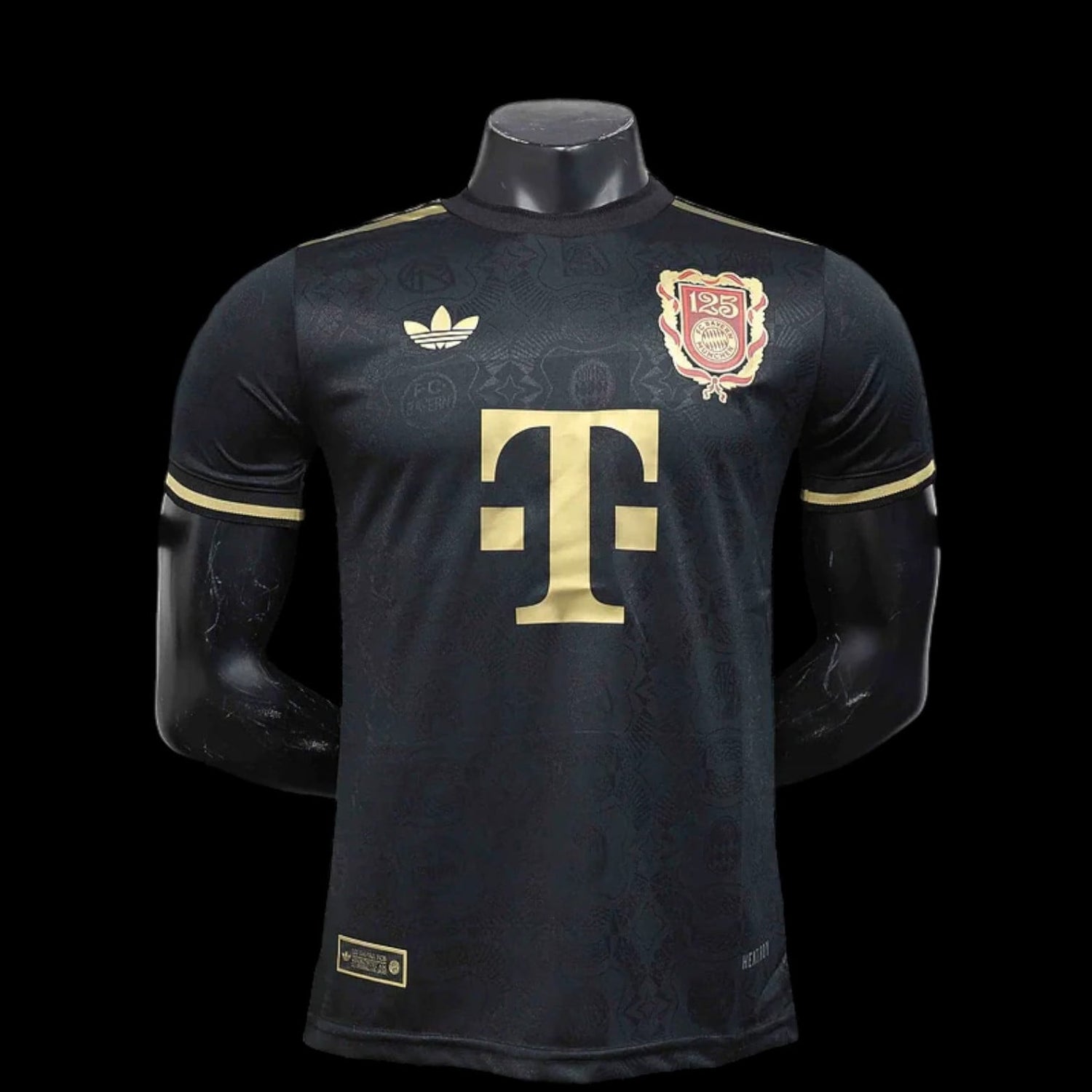 Bayern Munich Maillot 125th Anniversary Noir - Version Player